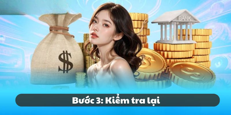 Người dùng phải check lại dữ liệu đã nhập trước đó chính xác hay chưa Người dùng phải check lại dữ liệu đã nhập trước đó chính xác hay chưa